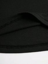 Women's Solid Color Slim Fit Long Sleeve Ribbed T-shirt